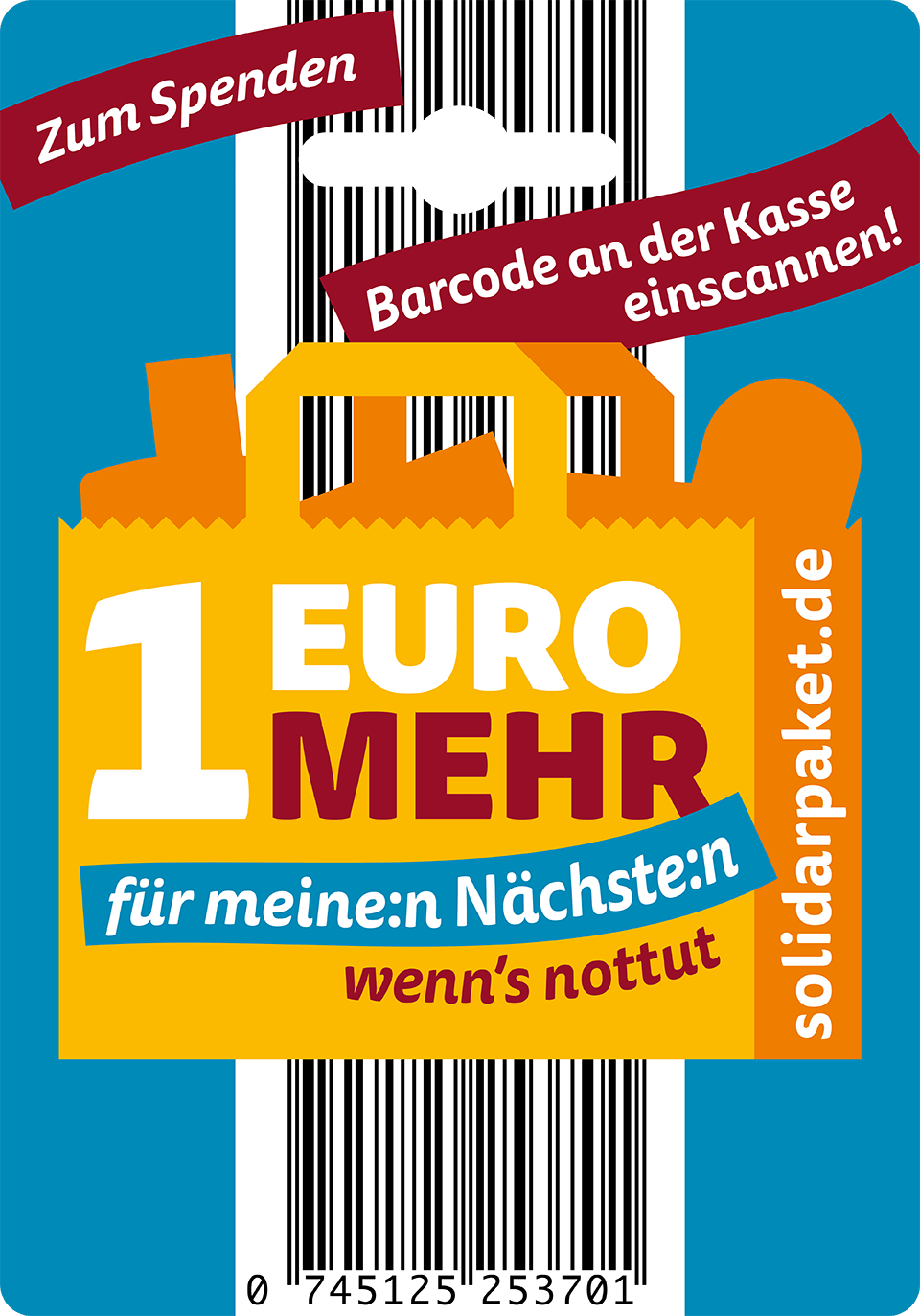Scankarte „1 Euro mehr“